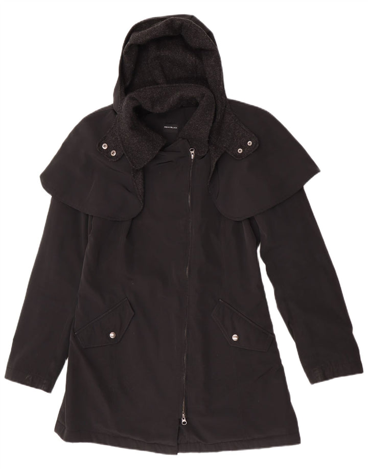 Czarny damski płaszcz z kapturem i kapturem Penny Black UK 10 Small Black