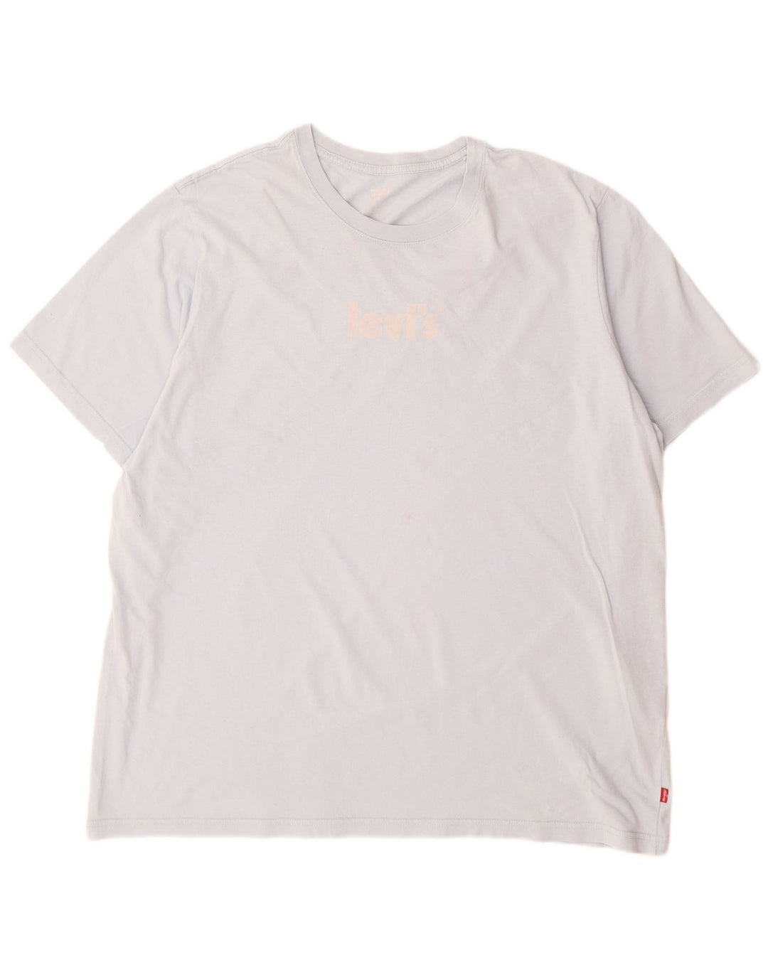Męski T-shirt Levi's o swobodnym kroju z grafiką, duży, niebieski, bawełniany