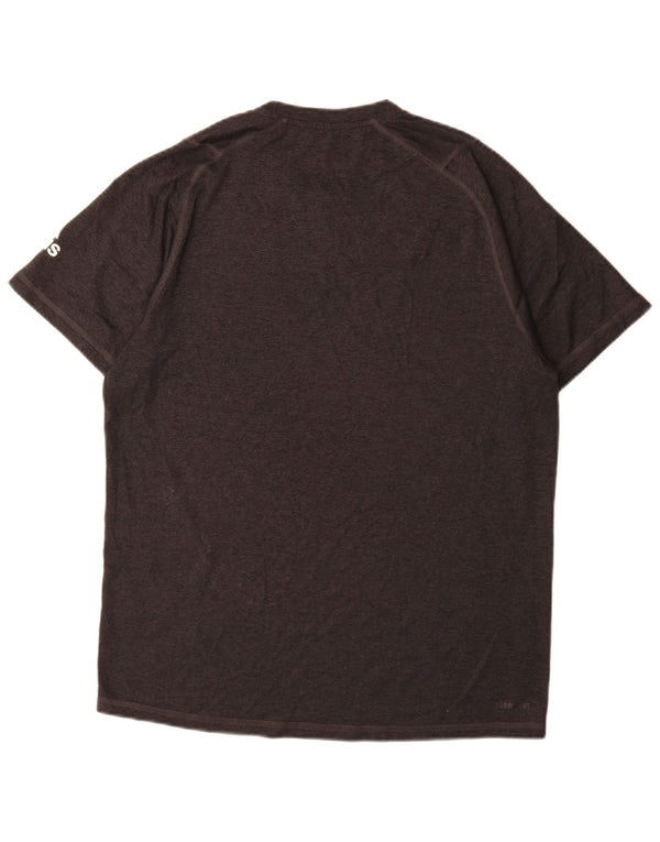 Męska koszulka Adidas Aeroready Top, średni szary poliester