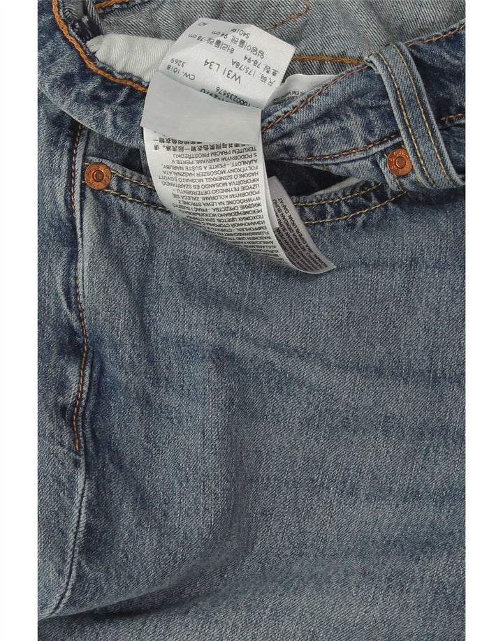 Damskie jeansy Levi's 511 Slim W31 L34 Niebieskie bawełniane