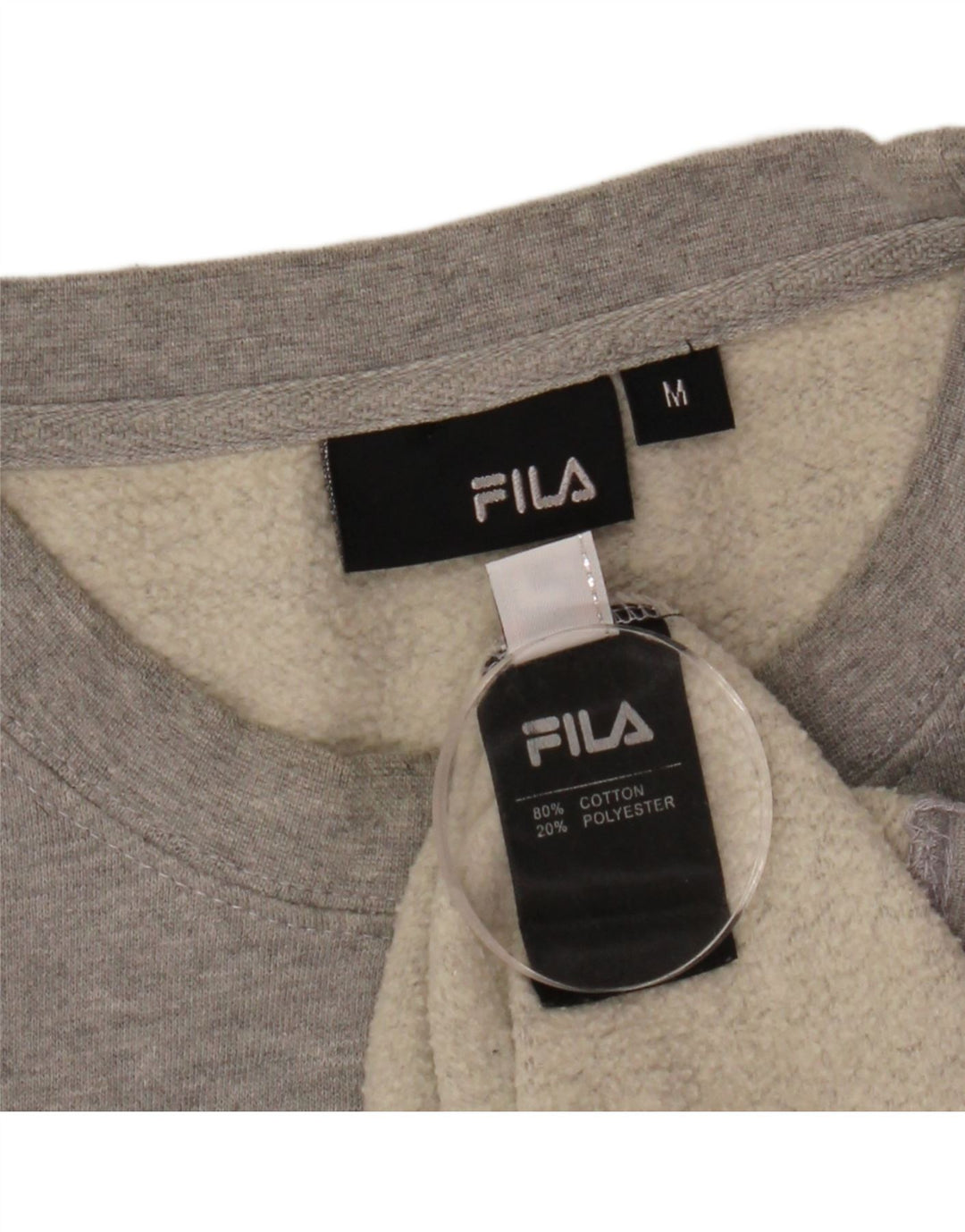 Damska bluza FILA Oversize z grafiką UK 14, średnioszara, nakrapiana