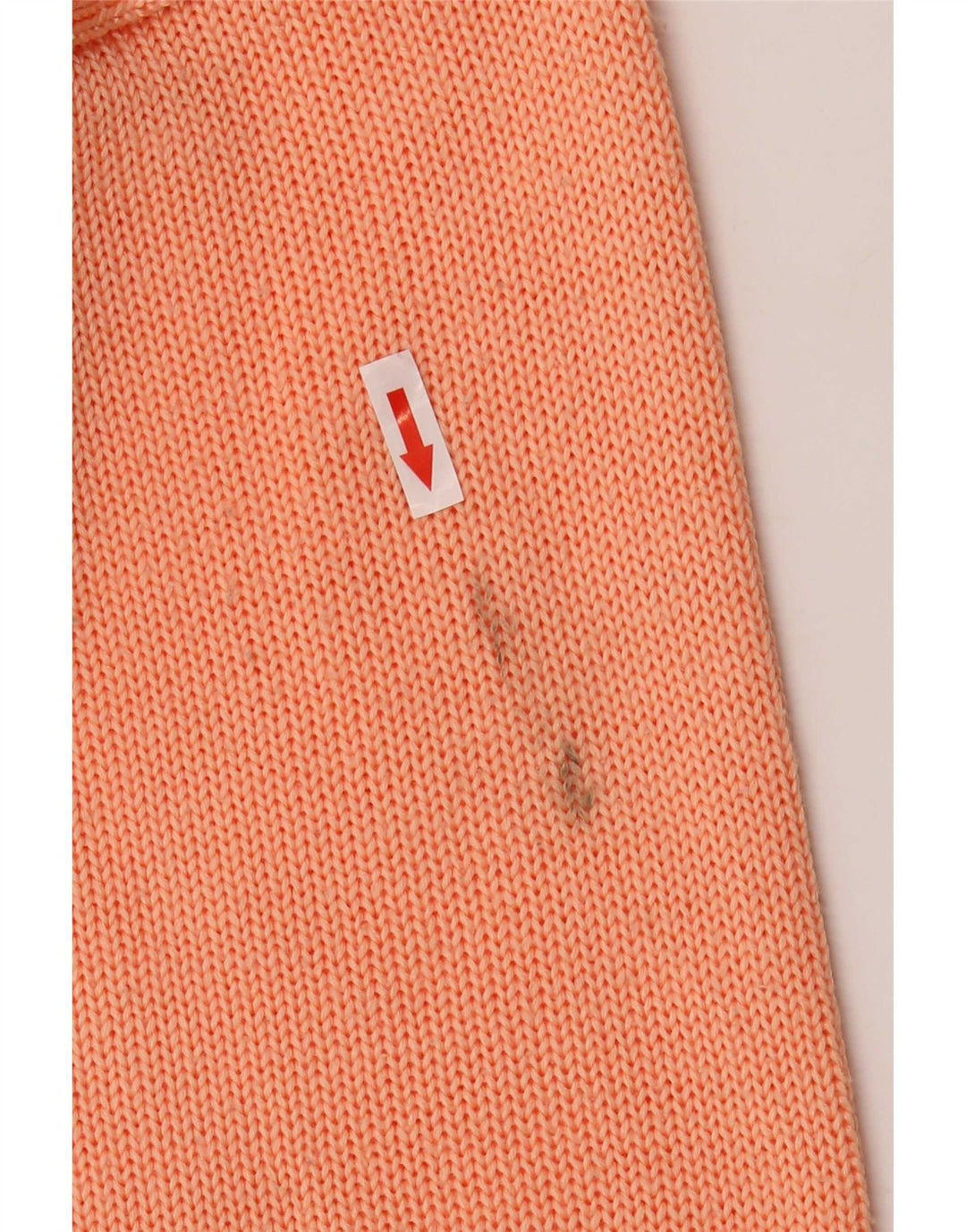 Sweter damski w stylu vintage z okrągłym dekoltem UK 14, duży pomarańczowy