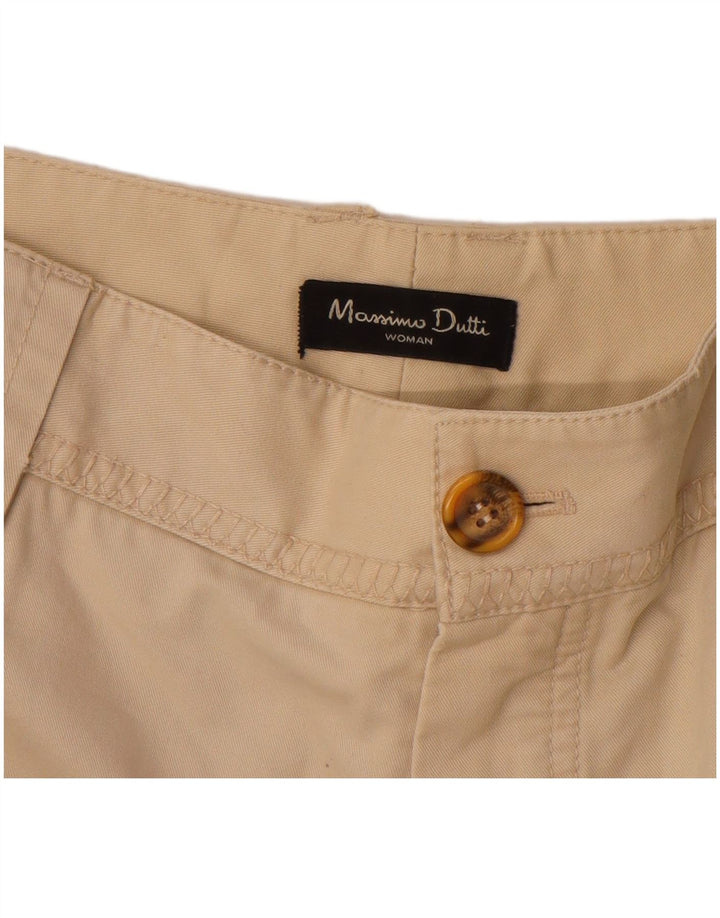Spodnie Chino MASSIMO DUTTI Damskie EU 42 Large W32 L33 Beżowe