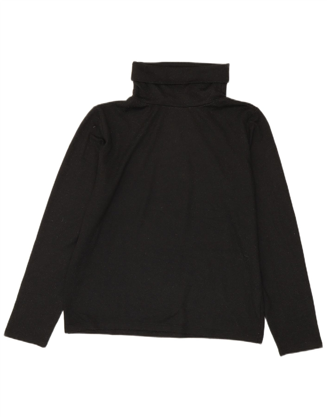 Damski top Zara z okrągłym dekoltem i długim rękawem, UK 18 XL, czarny