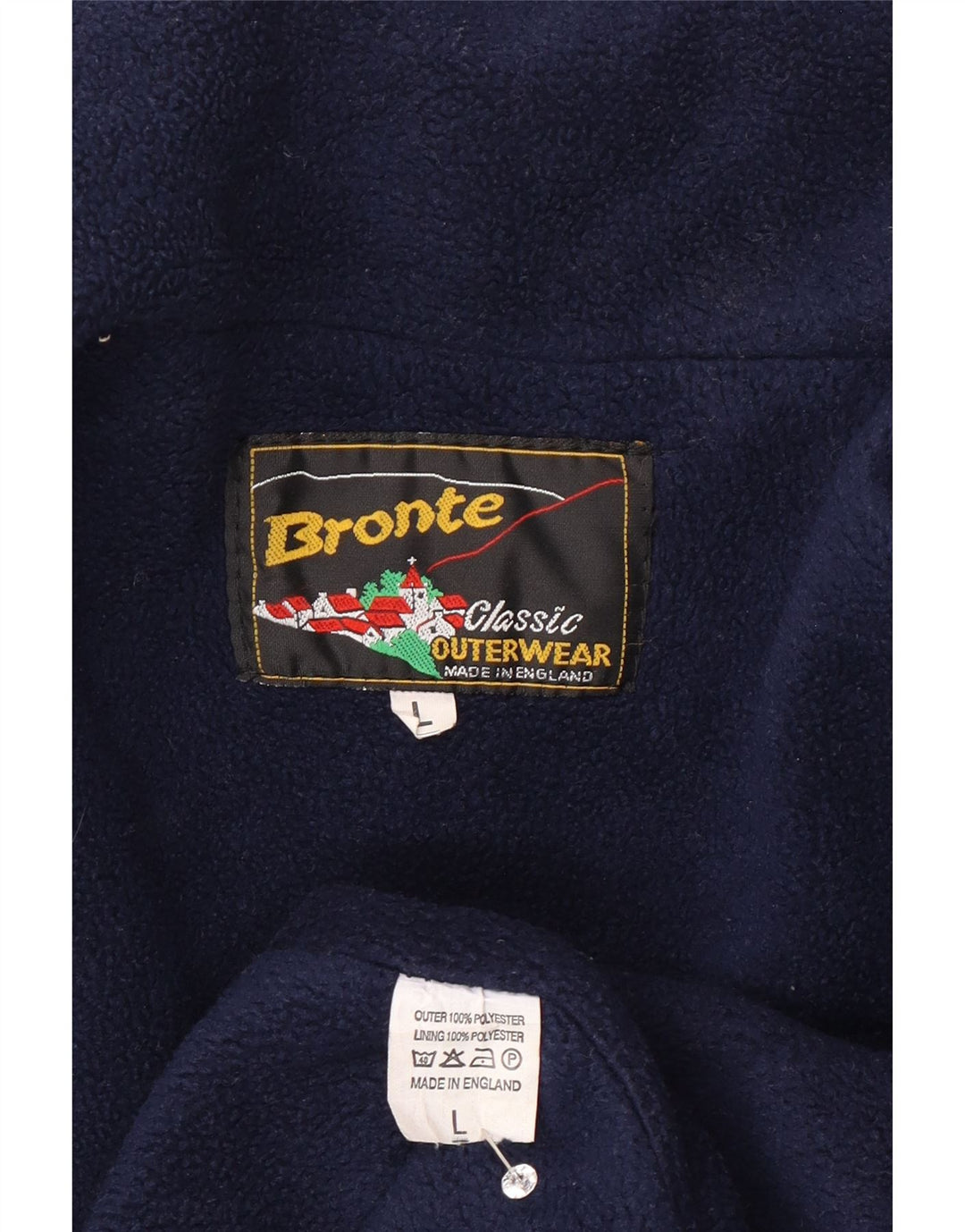Kamizelka męska Bronte UK 40, duża, czerwona, poliestrowa