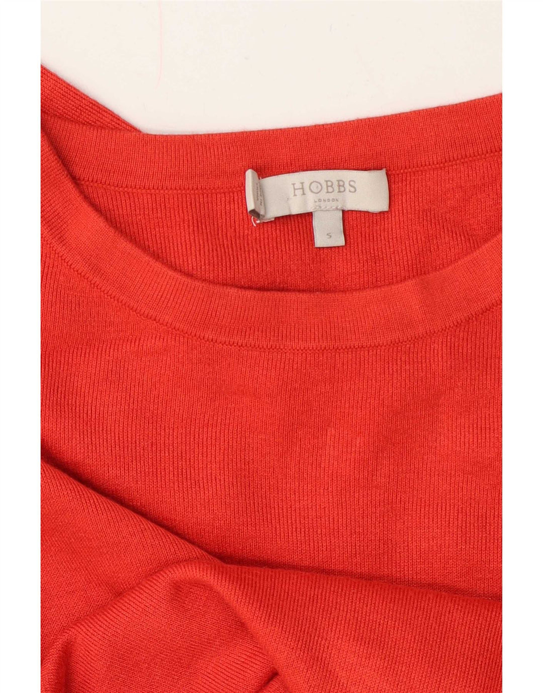 Damski top oversize Hobbs z długim rękawem, UK 10, mały, pomarańczowy