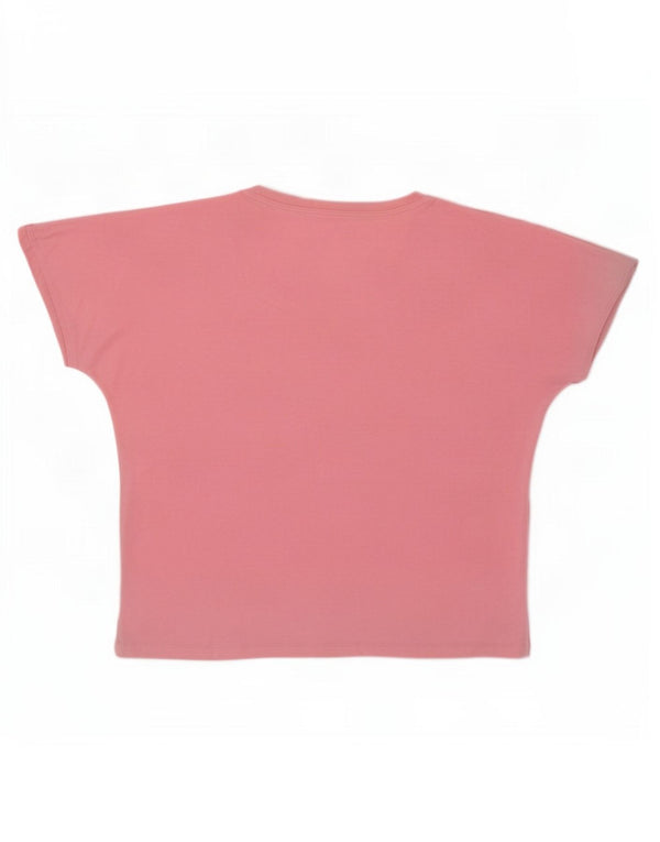 Damska koszulka oversize Jack Wills Top UK 10 Small Pink Cotton