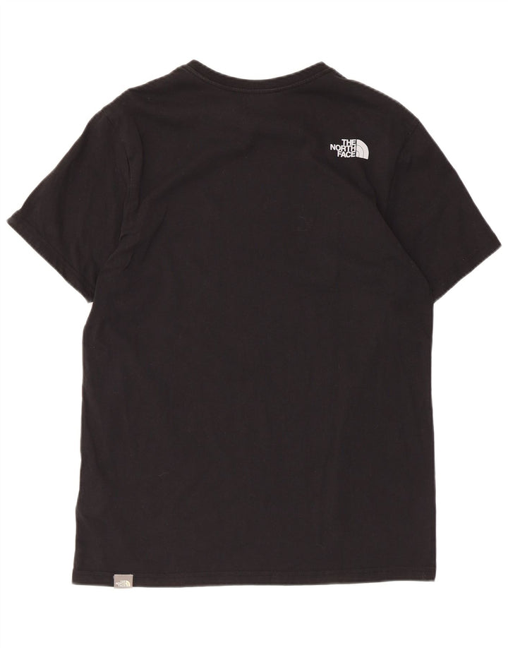 T-shirt męski The North Face, bawełniany, średni czarny