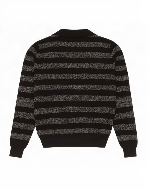 Marks & Spencer Damski sweter polo UK 16, duże czarne paski