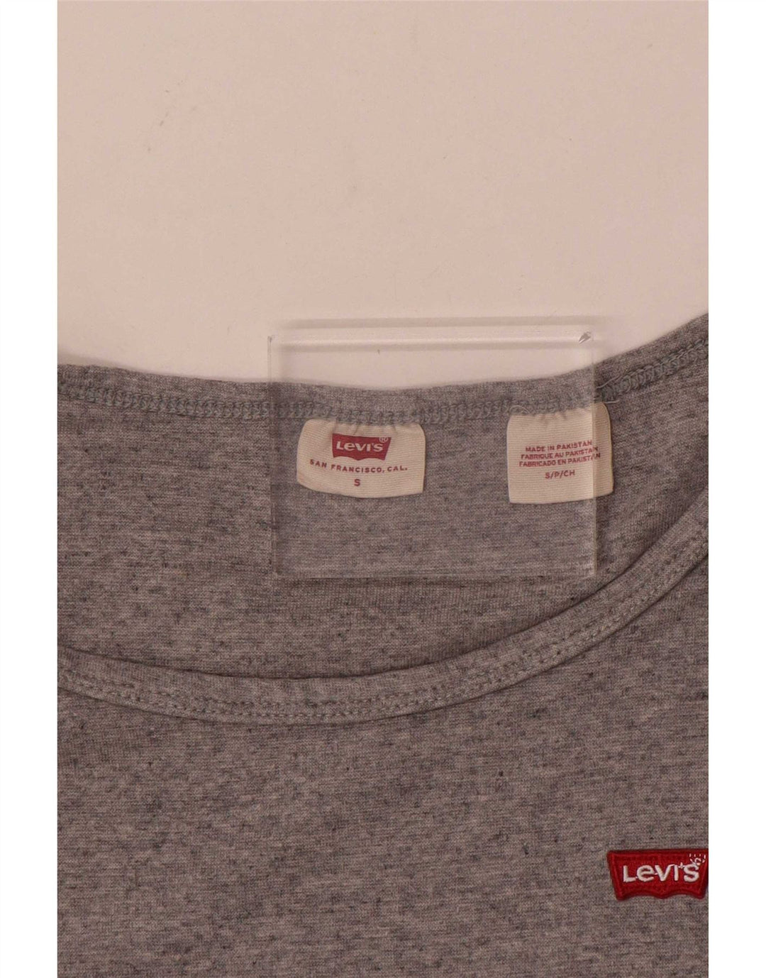 Damska koszulka Levi's Top UK 8 Small Grey Flecked