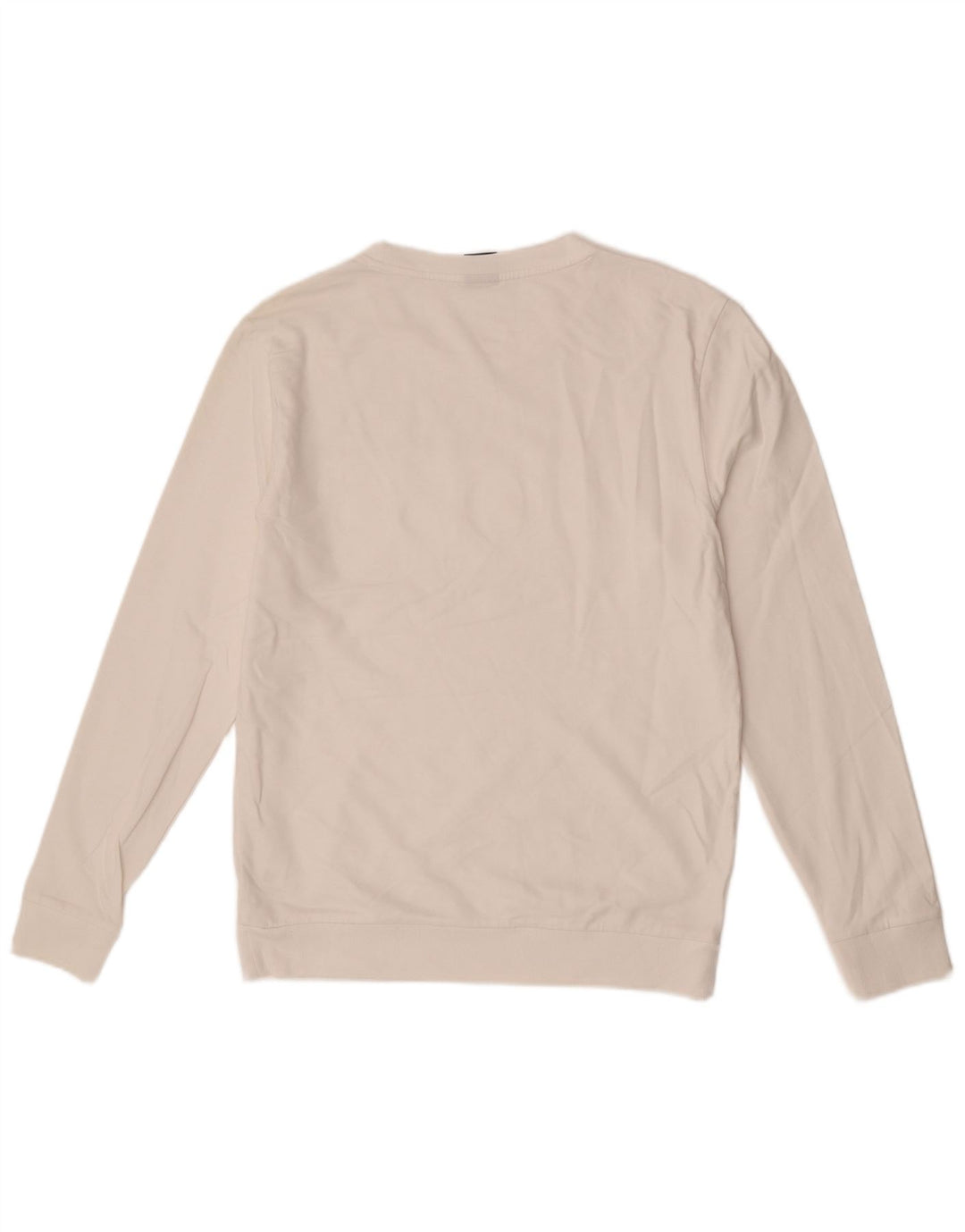 Męska bluza z grafiką Hugo Boss, średnia biała bawełna