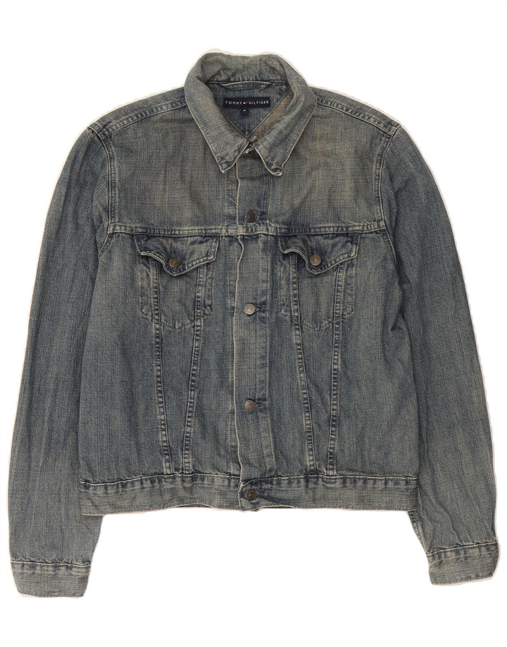 TOMMY HILFIGER Mens Denim Jacket UK 38 Medium Blue Vintage Tommy Hilfiger and Second-Hand Tommy Hilfiger from Messina Hembry 