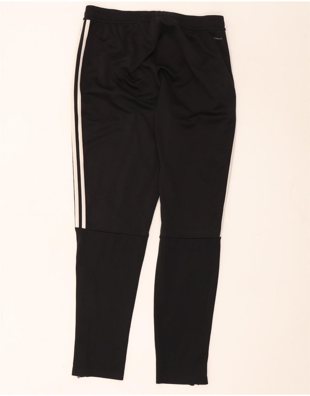 Damskie spodnie dresowe Adidas Climalite UK 14, duże, czarne, poliestrowe