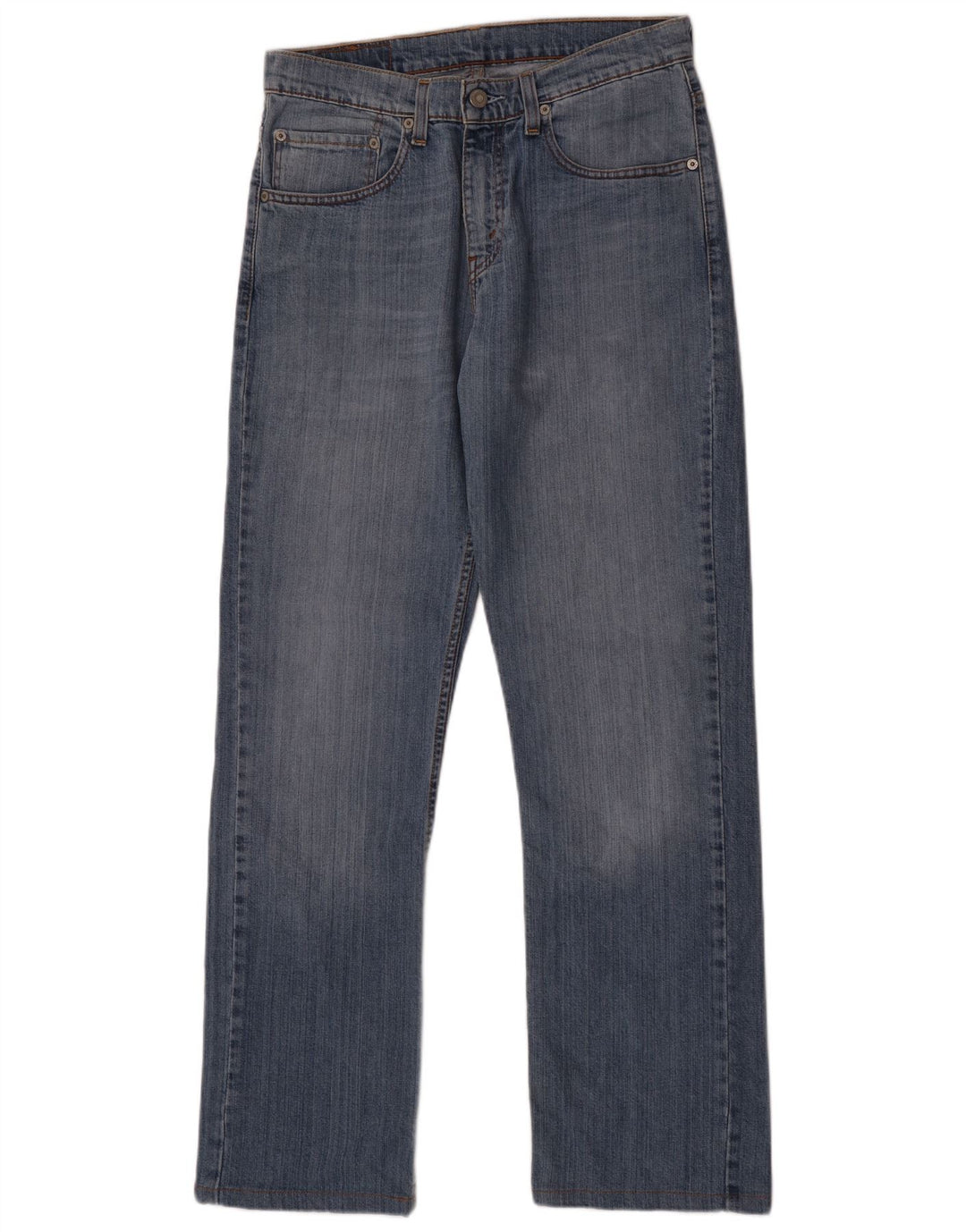 Męskie dżinsy Levi's 752 Straight W31 L34 Niebieskie bawełniane