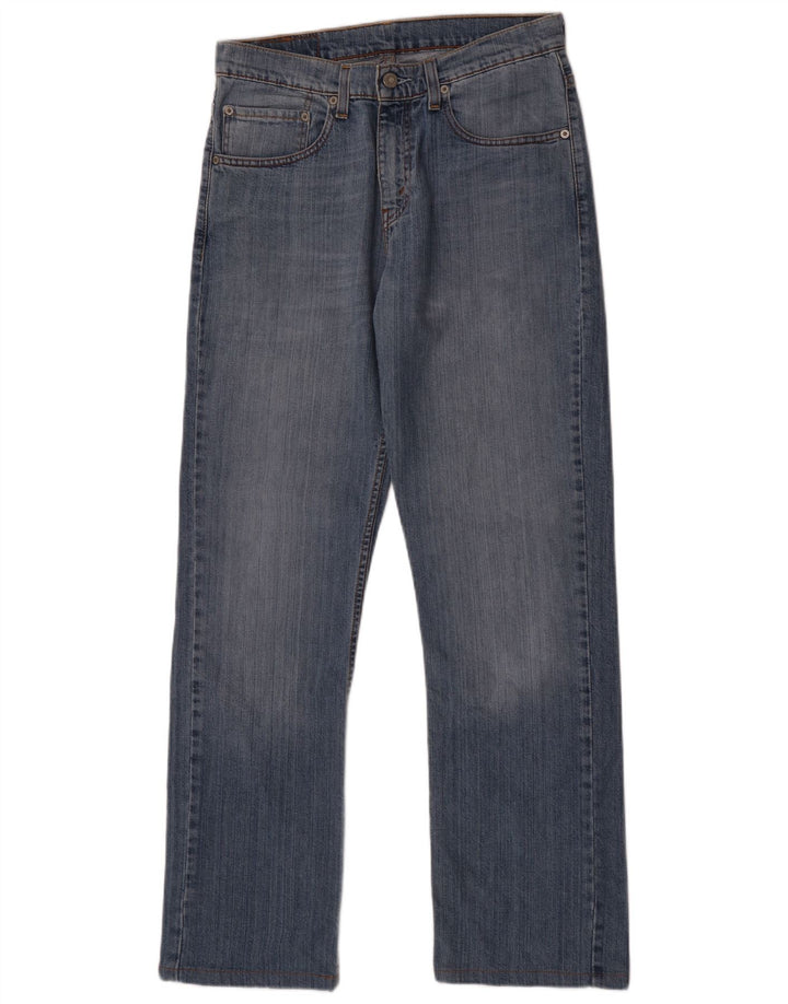 Męskie dżinsy Levi's 752 Straight W31 L34 Niebieskie bawełniane