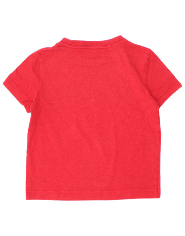 Chłopięcy T-shirt z grafiką Jordan, 2-3 lata, czerwona, bawełniana