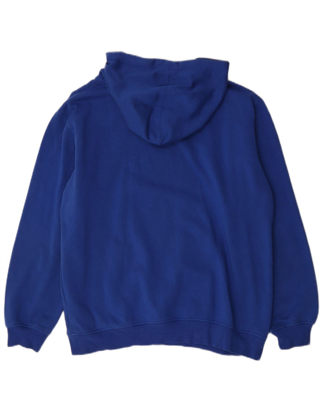 Męska bluza z kapturem Adidas Graphic, średnia niebieska, bawełniana