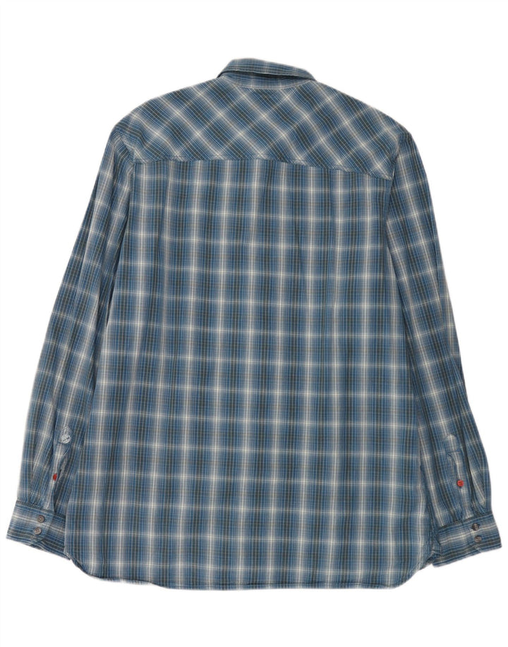Męska koszula Timberland Classic Fit XL w niebieską kratkę, bawełniana