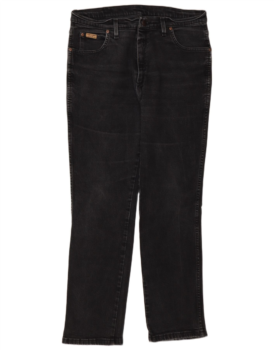Męskie jeansy Wrangler Texas Straight W36 L32 Szara bawełna