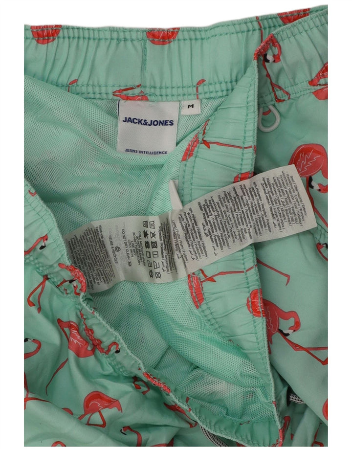 Męskie spodenki kąpielowe Jack & Jones Flamingo, średni zielony poliester