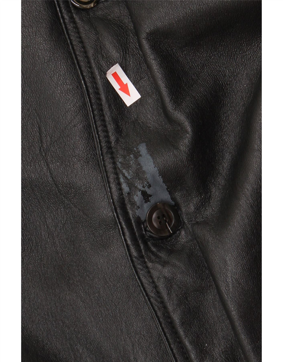 Vintage męska skórzana kurtka UK 40 duża czarna