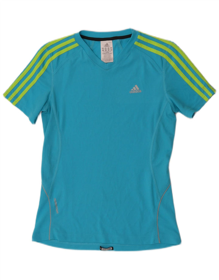 Damska koszulka Adidas Top UK 10 Small Blue Polyester