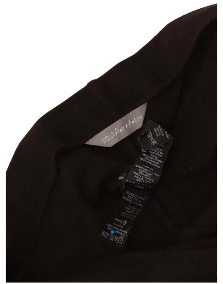 Legginsy damskie Marks & Spencer UK 16, duże, brązowe, wiskoza
