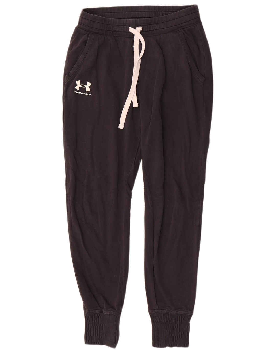 Męskie spodnie dresowe Under Armour, małe, czarne, bawełniane