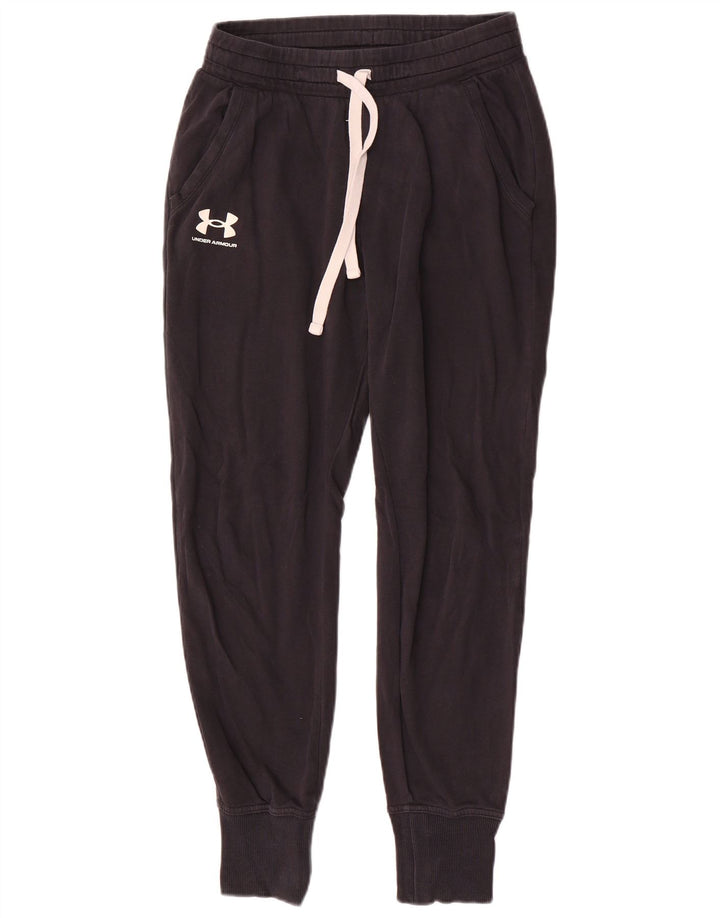 Męskie spodnie dresowe Under Armour, małe, czarne, bawełniane