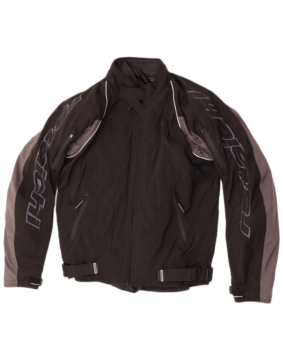 Męska kurtka wyścigowa RS Taichi Graphic Racer UK 38 Nylon w kolorze średniej czerni