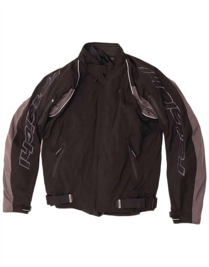 Męska kurtka wyścigowa RS Taichi Graphic Racer UK 38 Nylon w kolorze średniej czerni