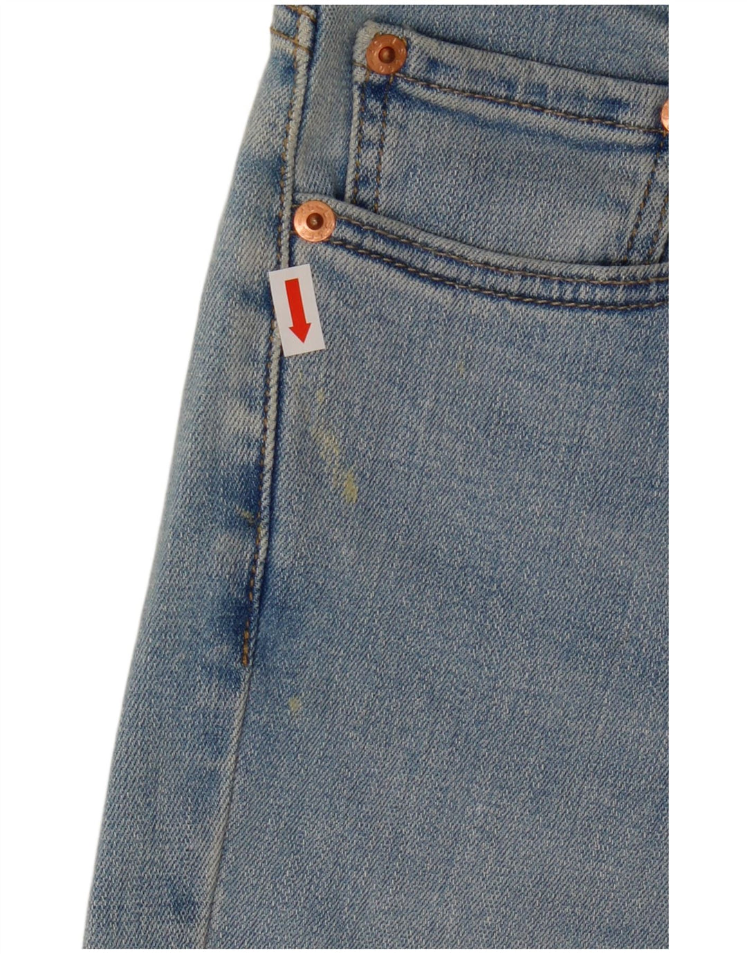 Damskie jeansy LEVI'S 511 Slim W32 L32 Niebieska bawełna