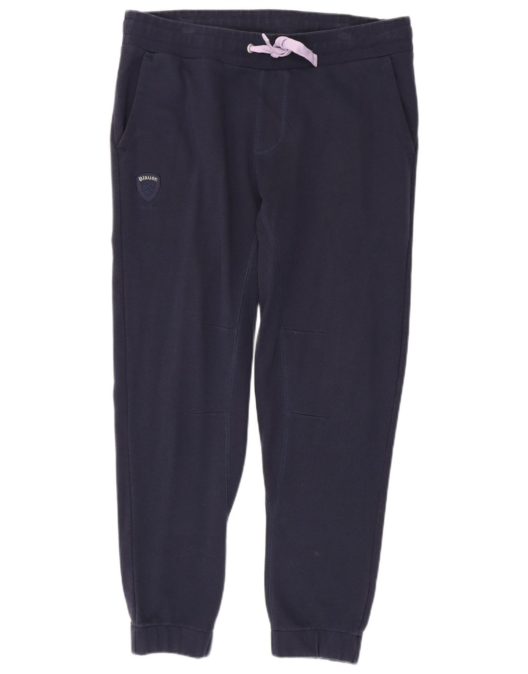 Męskie spodnie dresowe Blauer Joggers, duże, granatowe, bawełniane