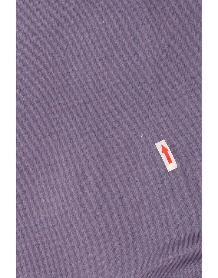 T-shirt męski Zara Top, średni fiolet, wiskoza