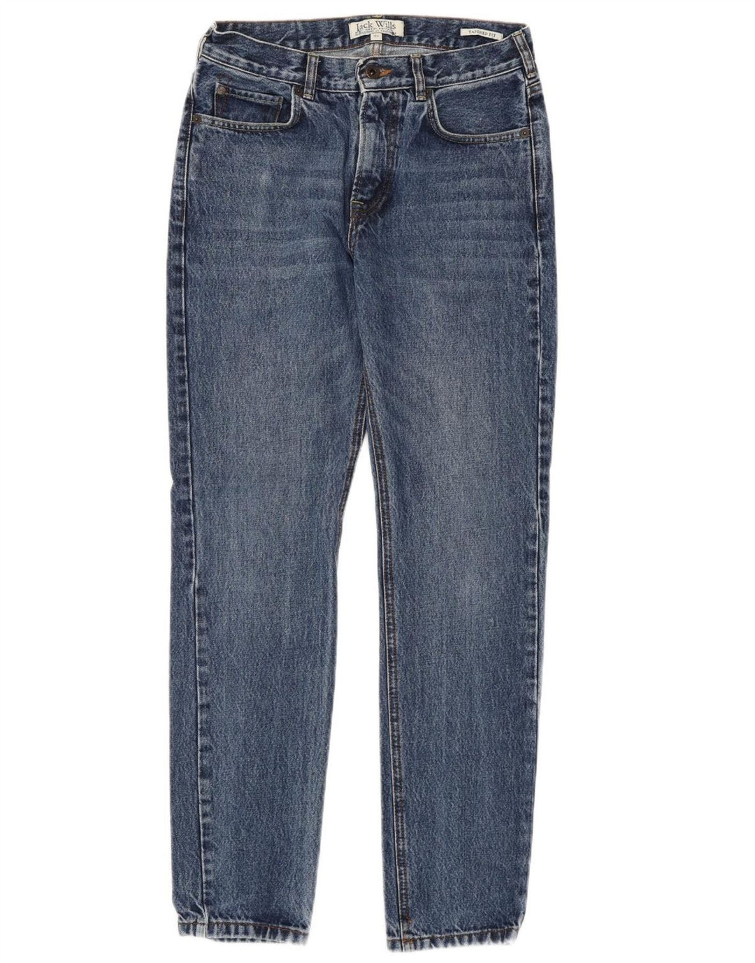 JACK WILLS Womens Tapered Jeans W28 L30 Blue Cotton
