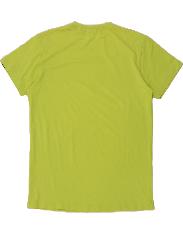 FILA Mens Graphic T-Shirt Top Medium Green Floral Cotton Vintage Fila and Second-Hand Fila from Messina Hembry 