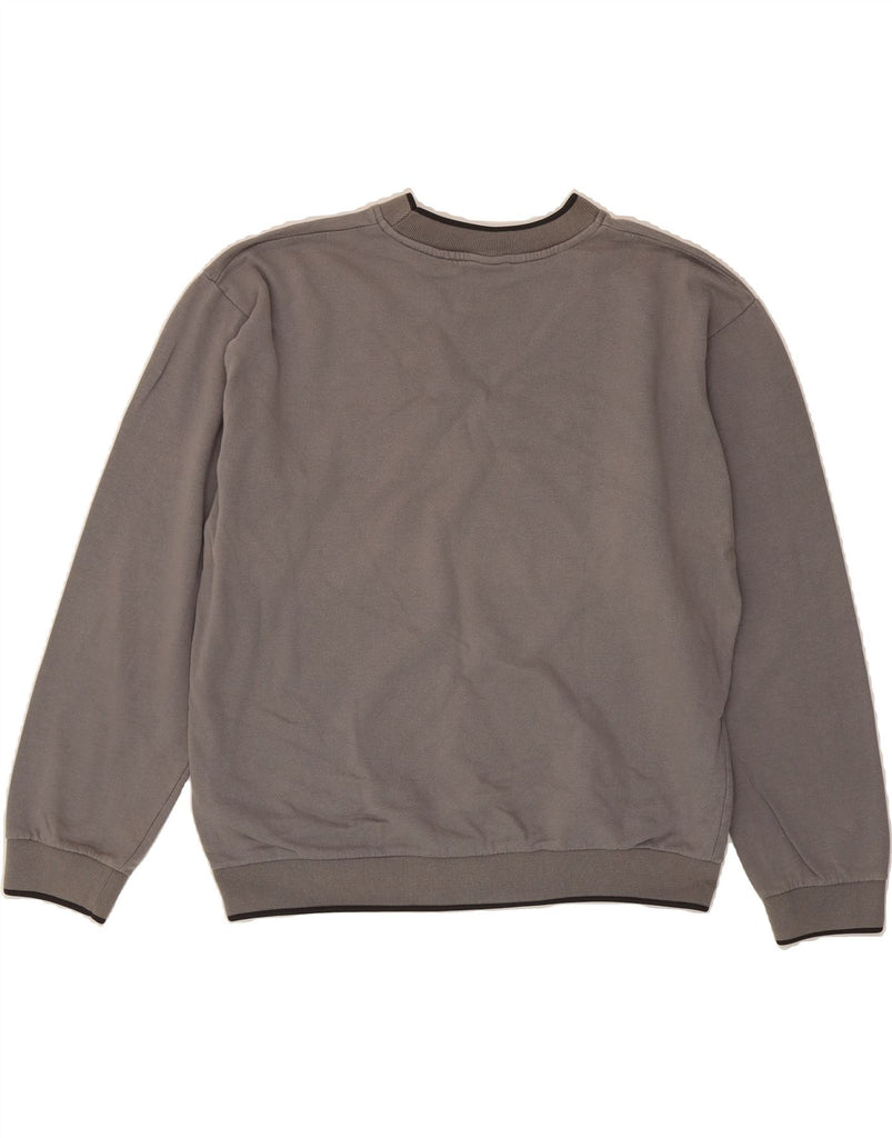 FISHBONE Mens Graphic Sweatshirt Jumper Medium Grey Cotton Vintage Fishbone and Second-Hand Fishbone from Messina Hembry 