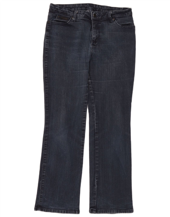 Damskie jeansy Wrangler TIna Bootcut W31 L30 Niebieskie bawełniane