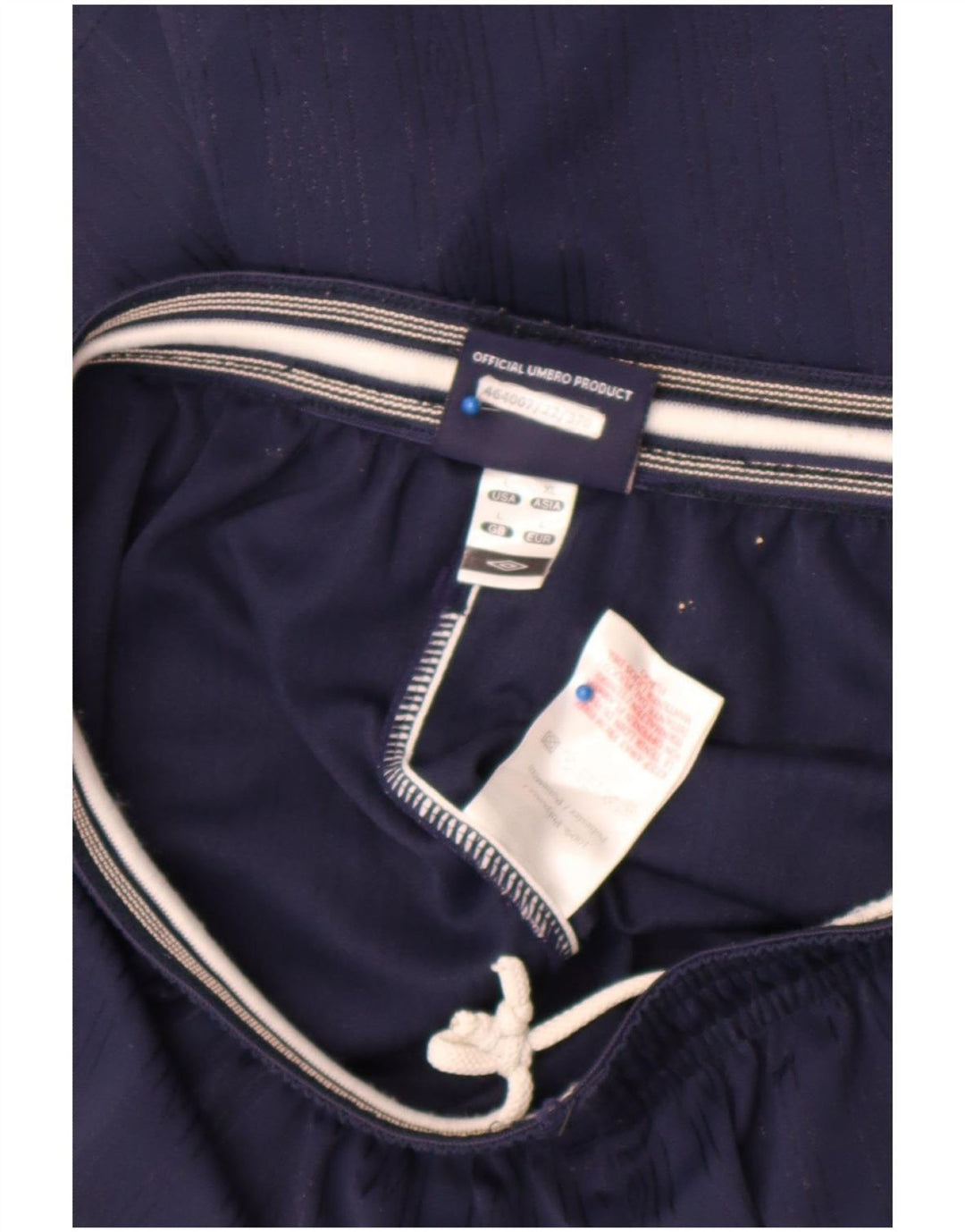 Męskie spodenki sportowe Umbro, duże, granatowe, poliestrowe
