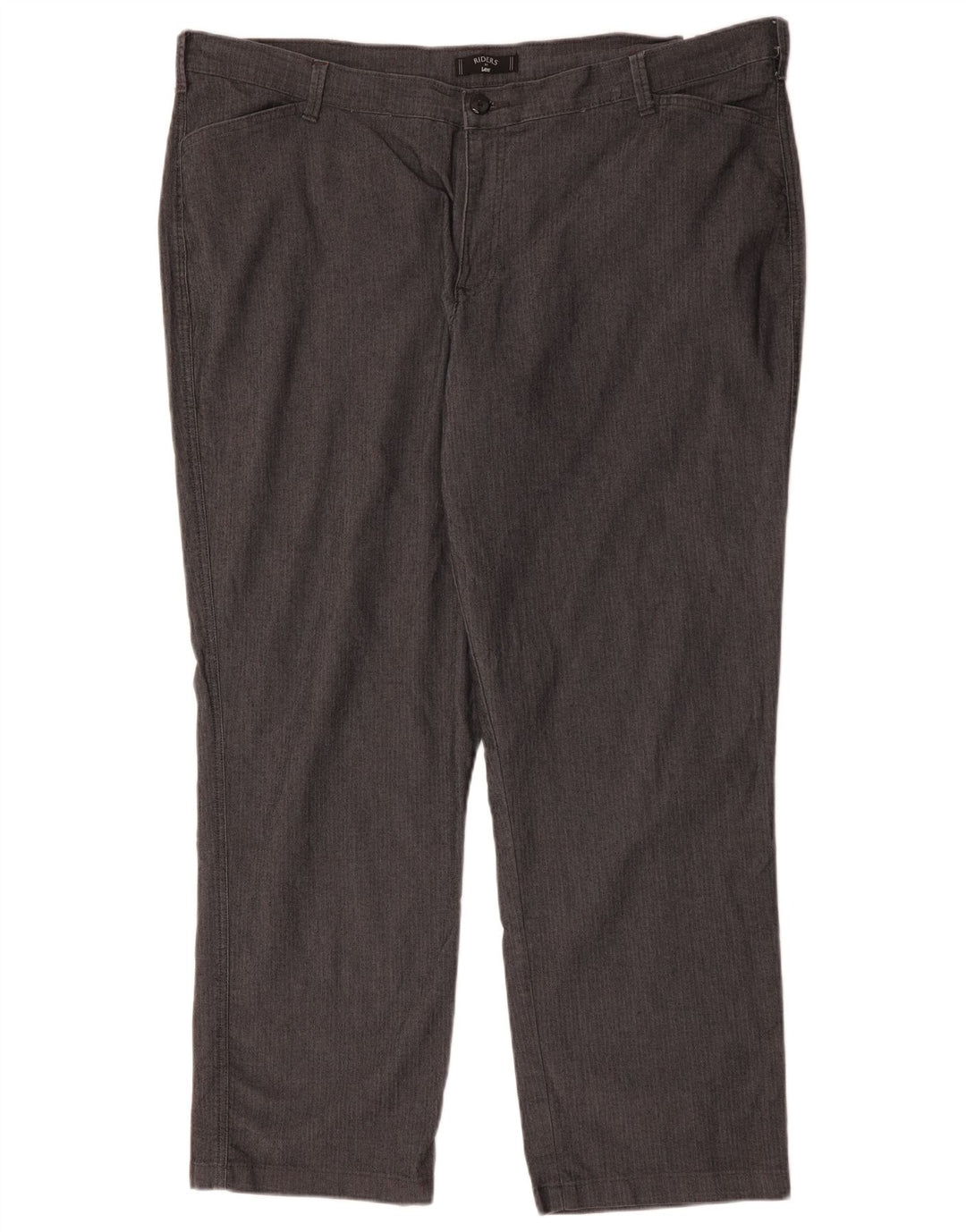 Spodnie damskie LEE Riders US 24 4XL W48 L31 Szara jodełka