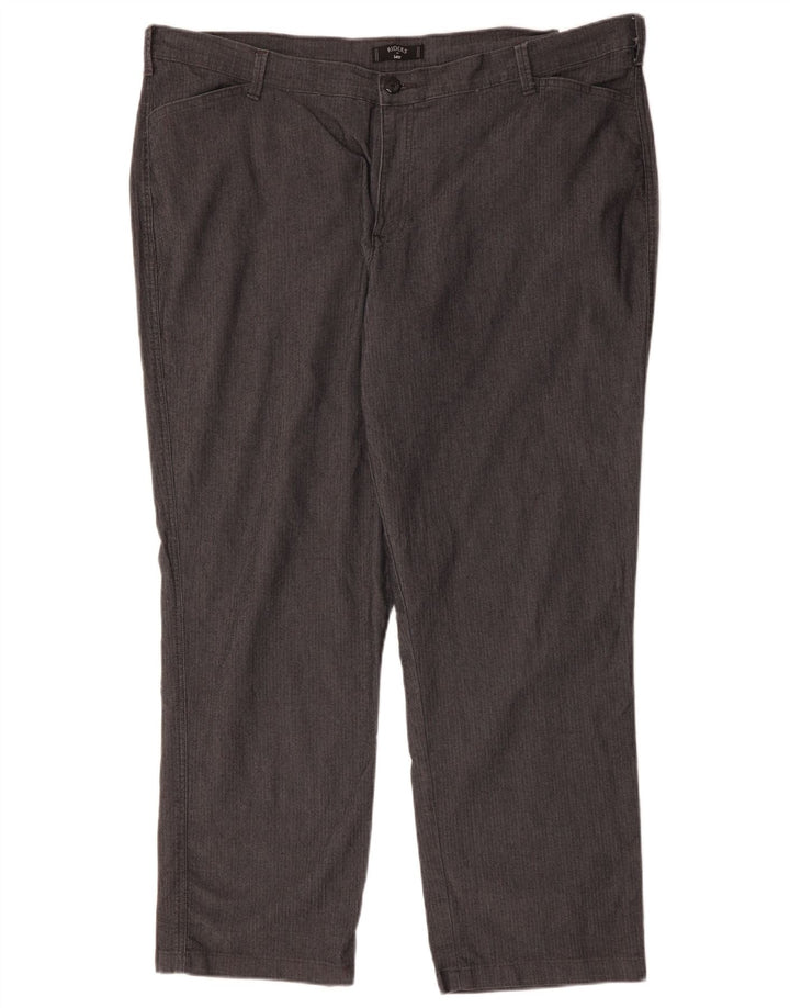 Spodnie damskie LEE Riders US 24 4XL W48 L31 Szara jodełka