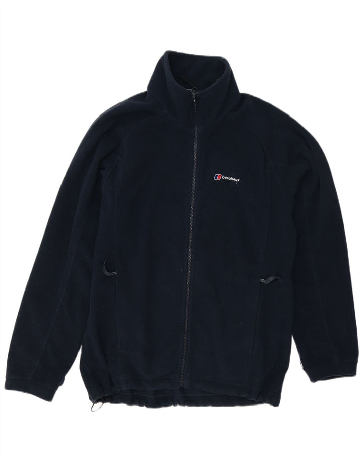 Męska kurtka polarowa Berghaus UK 40, duża, granatowa, poliestrowa