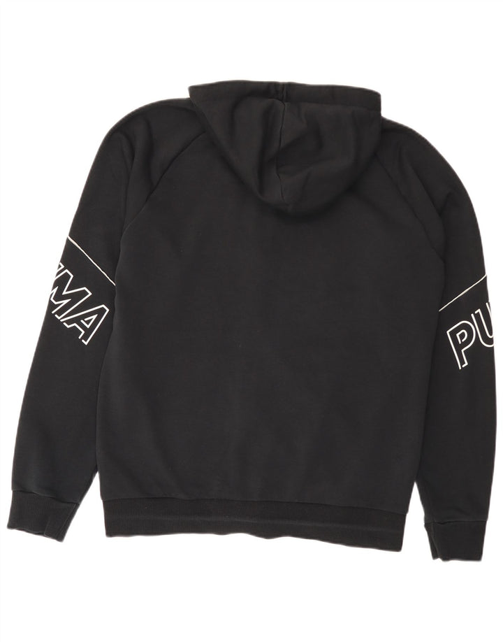 Męski sweter z kapturem i zamkiem błyskawicznym Puma, średniej wielkości, bawełniany