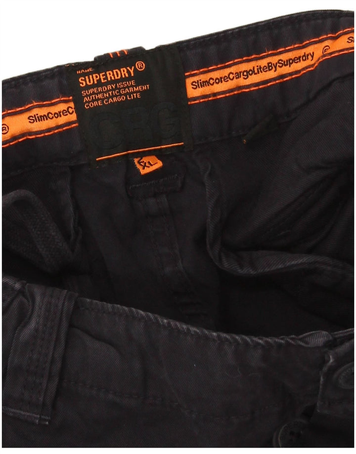 Męskie szorty cargo Superdry Slim 2XL W38 Granatowa bawełna