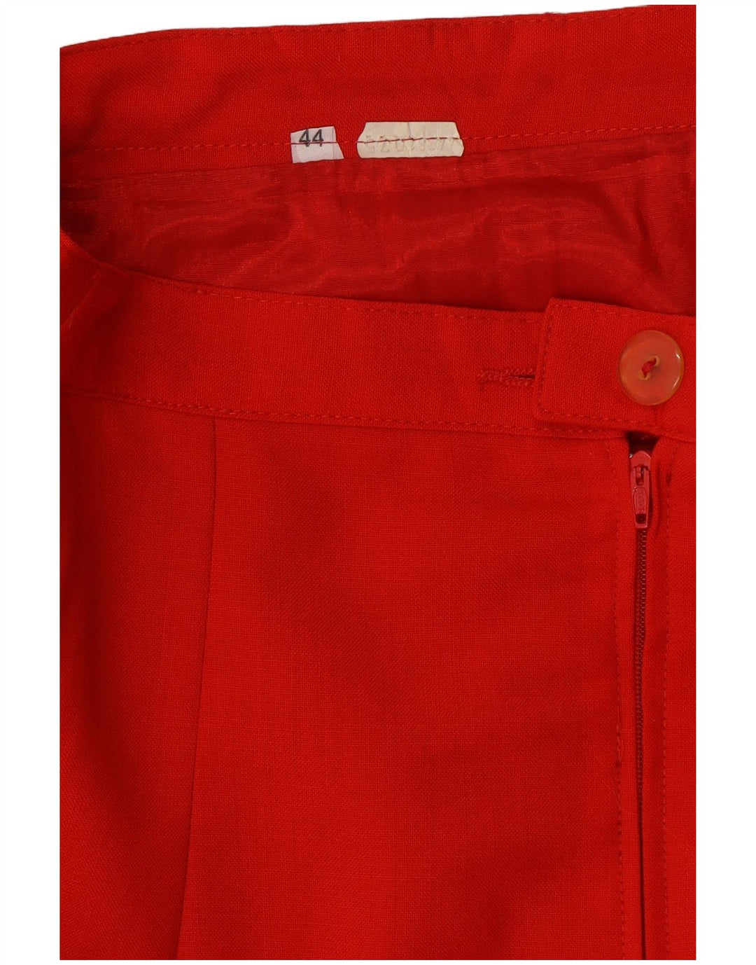 VINTAGE Damski komplet spódnic zapinanych na 2 guziki IT 44 Medium W26 Czerwona wełna