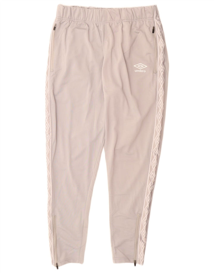 Damskie spodnie dresowe UMBRO z grafiką UK 18 XL, szary poliester