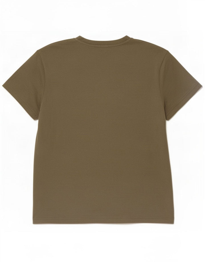 Męski T-shirt z grafiką G-Star, mały, bawełniany khaki