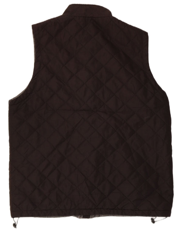 Męska pikowana kamizelka Pierre Cardin UK 44 2XL Brązowa Poliester