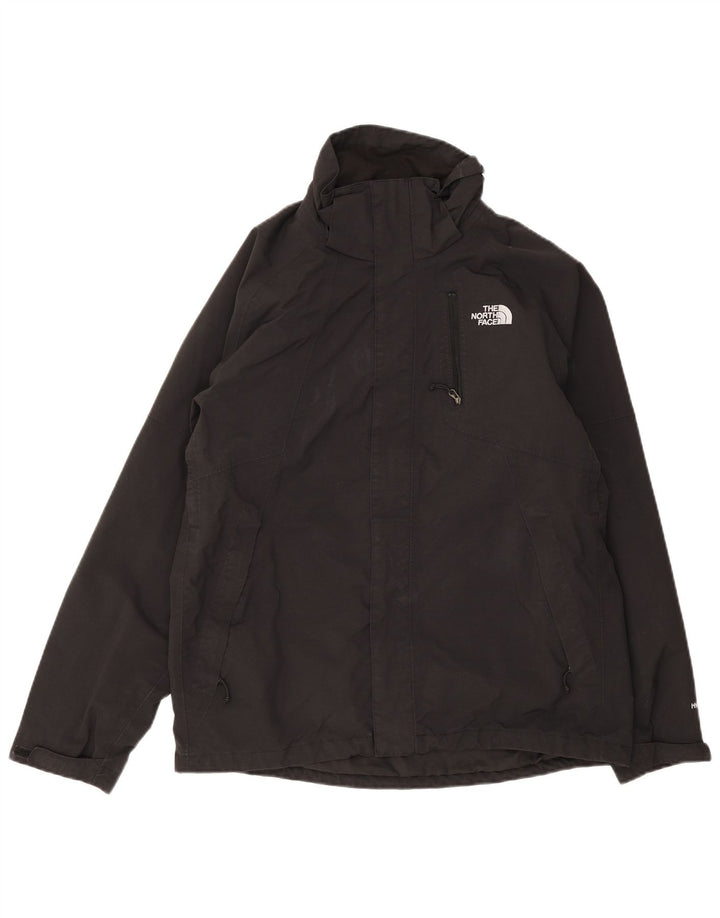 Męska kurtka przeciwdeszczowa The North Face Hyvent UK 38, średni czarny nylon