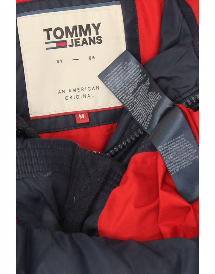 Męska ocieplana kurtka Tommy Hilfiger UK 38, średni granatowy poliester